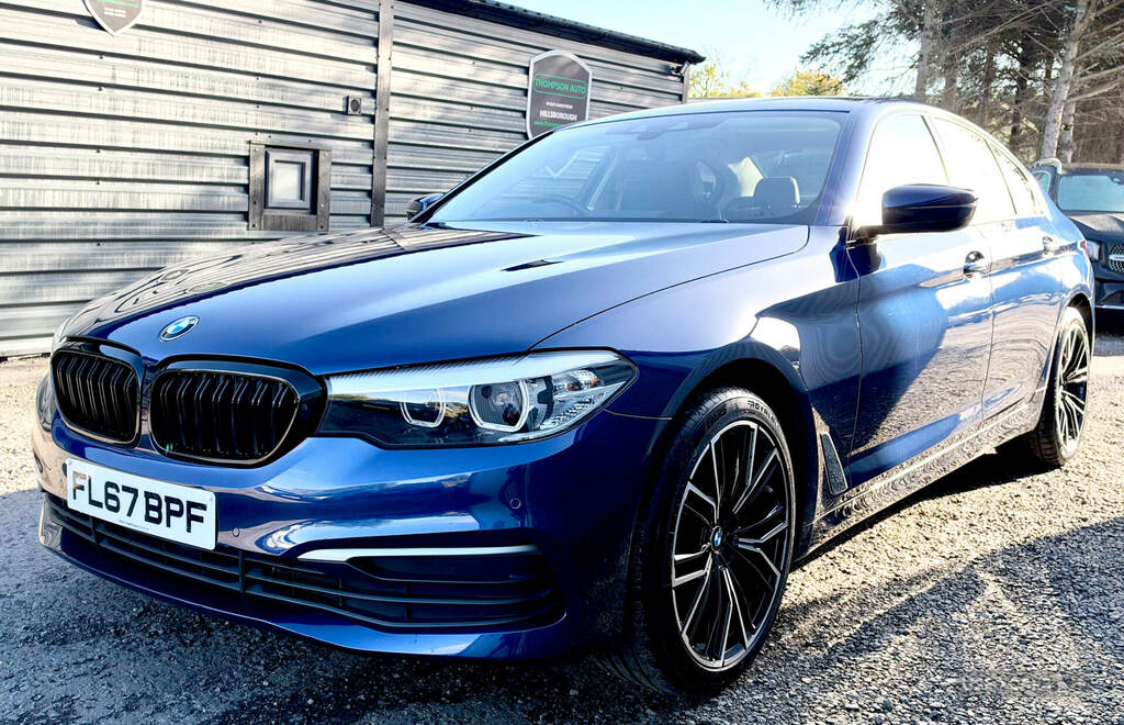 BMW 5 Series 520D Se Blue #6