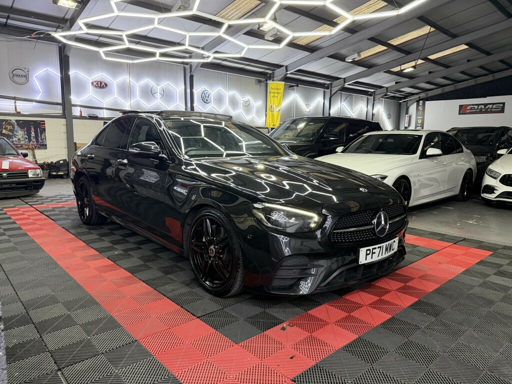Mercedes-Benz E Class Saloon 2.0 E220dh Mhev Amg Line Night Edition 202 PF71MWC Black #4