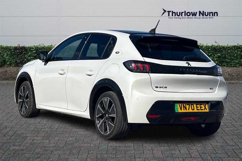 Peugeot e-208 50Kwh Gt Hatchback 136 Ps White #5