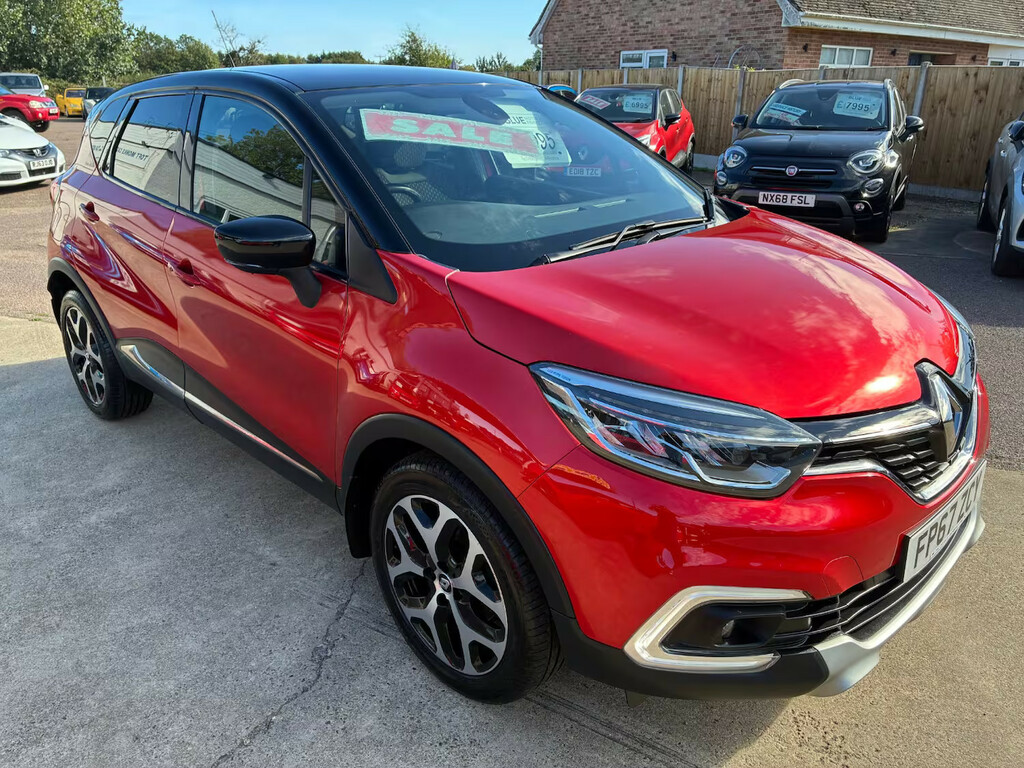 Renault Captur 1.5 Dci 110 Dynamique S Nav Hatchback M FP67ZCY Black #3