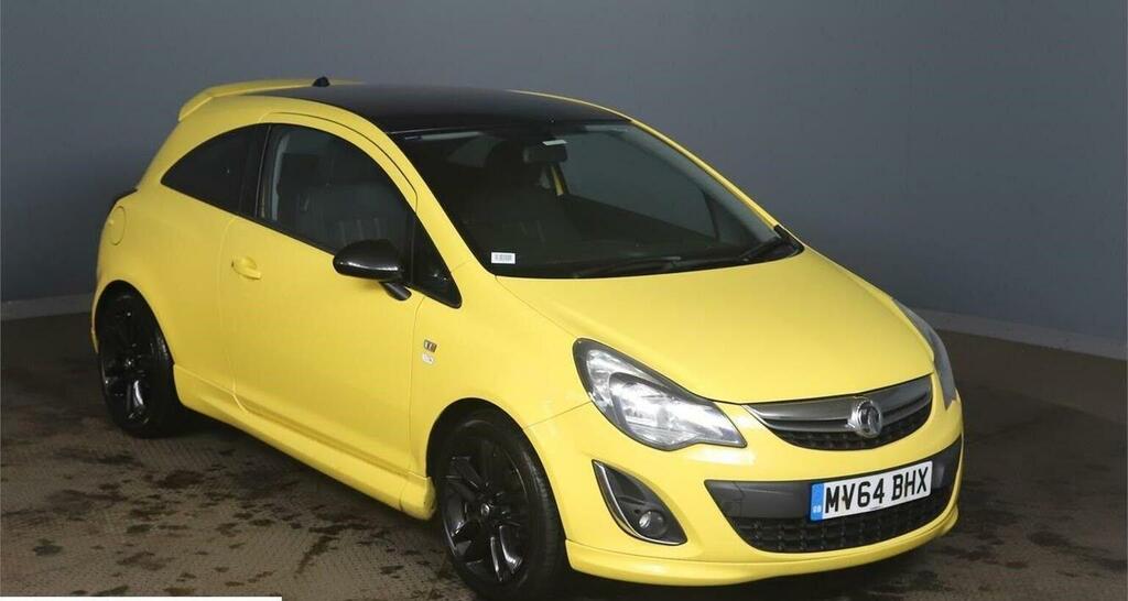 Vauxhall Corsa 1.2 16V Limited Edition Euro 5 Yellow