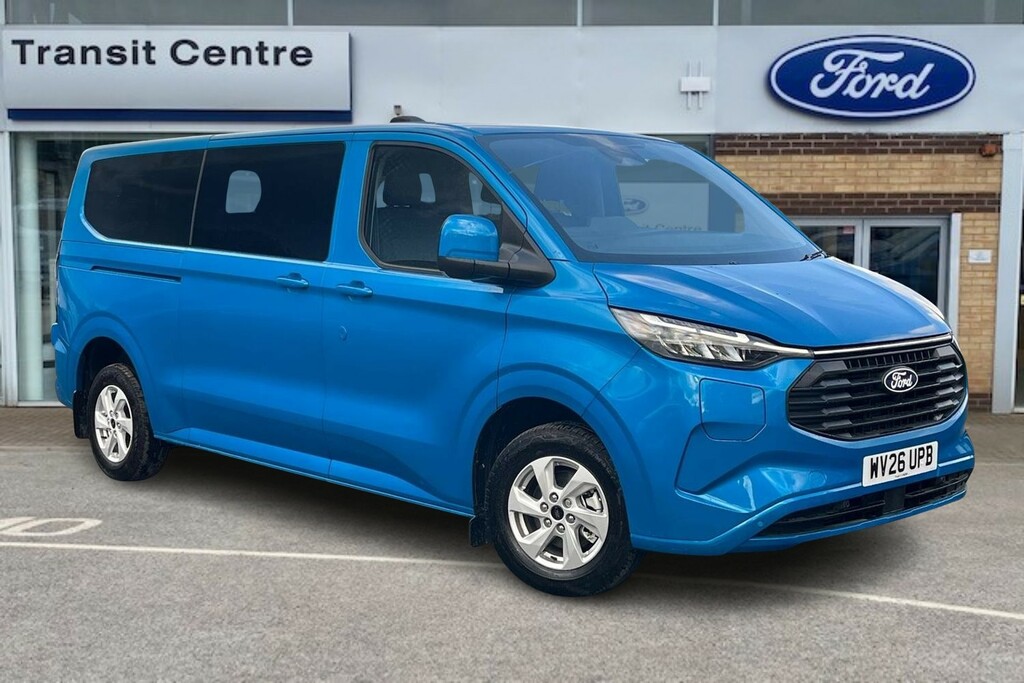 Ford Transit Custom 340 Limited L2 Lwb Kombi 9 Seater Fwd Blue