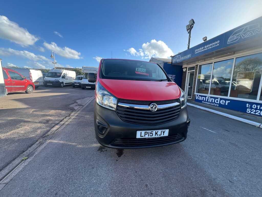 Vauxhall Vivaro 2700 1.6Cdti 90Ps H1 Van Red #5
