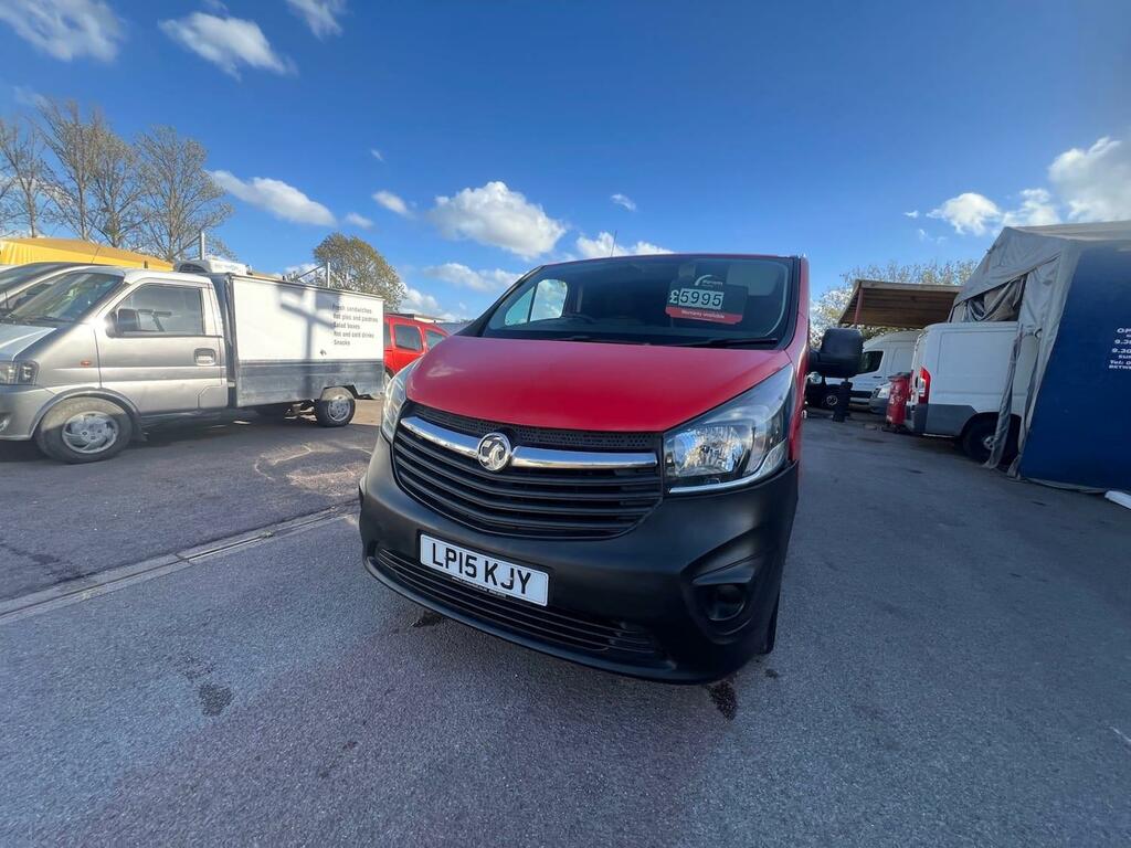 Vauxhall Vivaro 2700 1.6Cdti 90Ps H1 Van Red #3