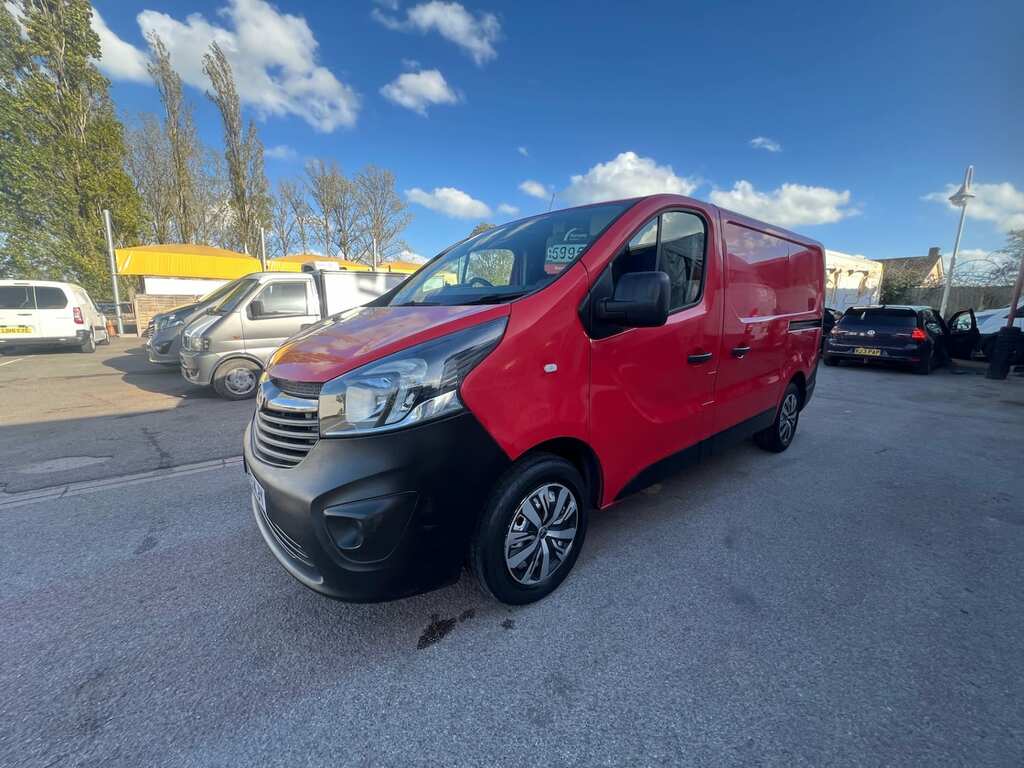 Vauxhall Vivaro 2700 1.6Cdti 90Ps H1 Van Red