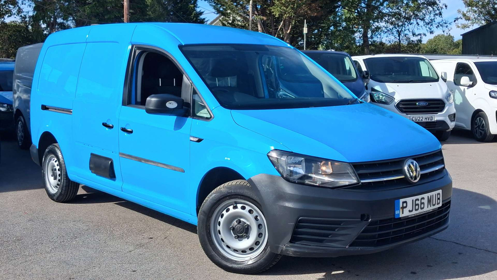 Volkswagen Caddy Maxi C20 Bluemotion Tech Startline Panel Van Man PJ66MUB Blue