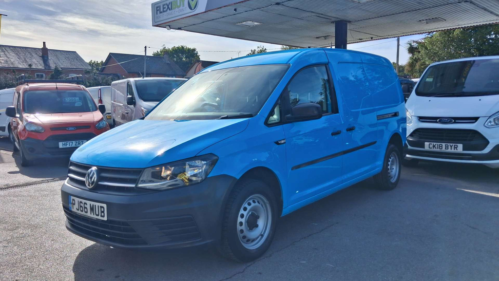 Volkswagen Caddy Maxi C20 Bluemotion Tech Startline Panel Van Man PJ66MUB Blue #4