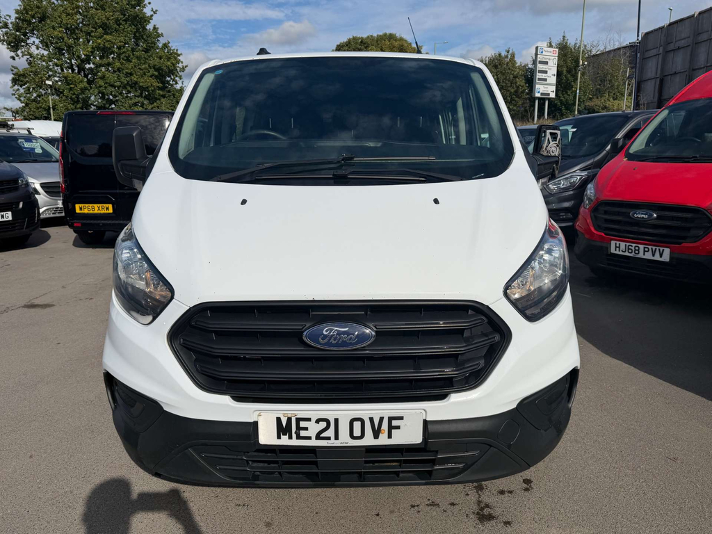 Ford Transit Custom 280 Ecoblue Leader Crew Van Double Cab Manu White #2