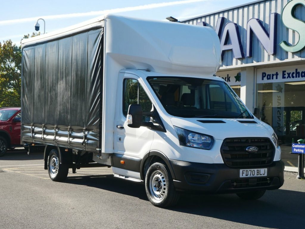 Ford Transit Custom 2L 2.0 350 Ecoblue Leader Chassis Cab M White