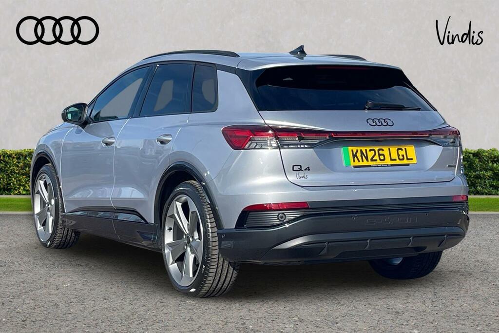 Audi Q4 E Tron Black Edition Quattro Silver #3