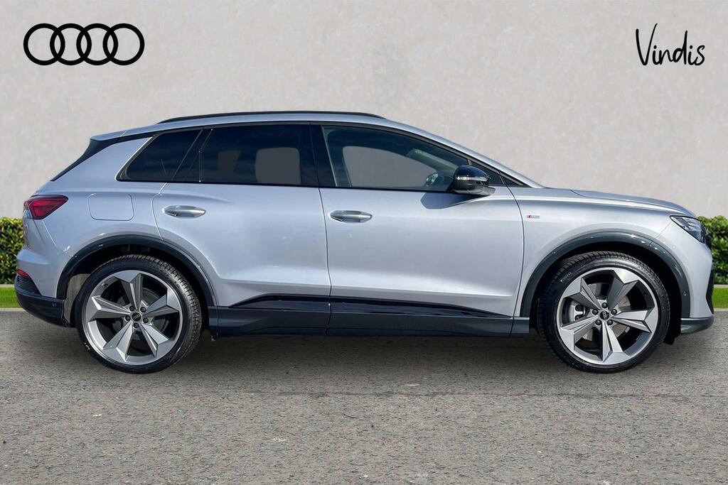 Audi Q4 E Tron Black Edition Quattro Silver #4