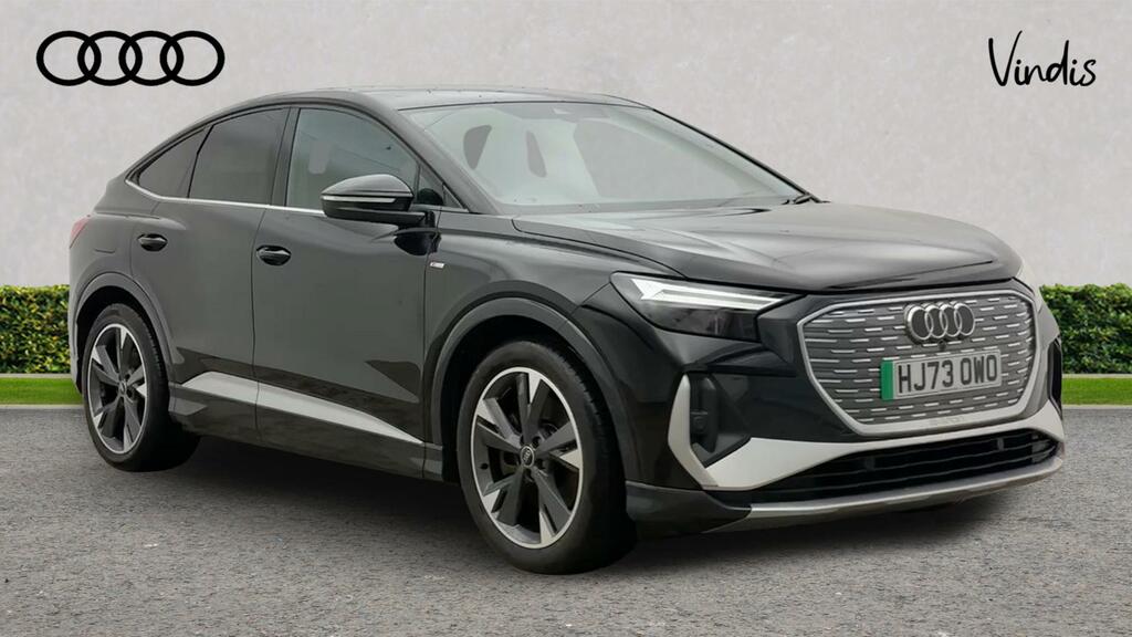 Audi Q4 E Tron Audi Q4 E-tron Sportback O S Line 40 150,00 Kw Black