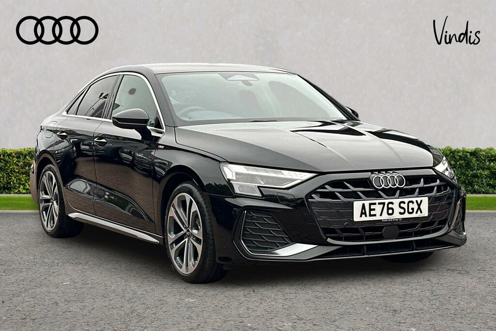 Audi A3 Audi A3 Saloon 1.5 Tfsi 150 S Line S Tronic T Black