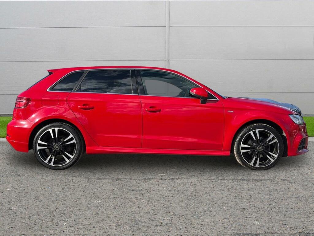 Audi A3 2.0 Tdi S Line Sportback Euro 6 Ss NJ66KWK Red #4