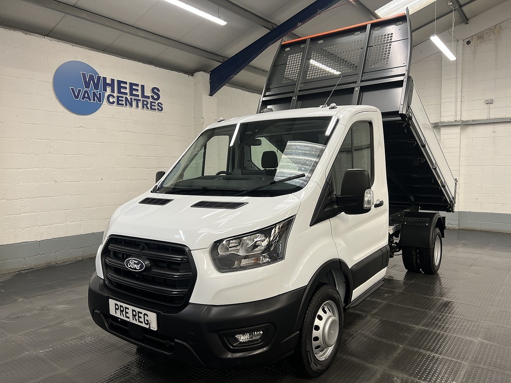 Ford Transit Custom 2.0 350 Ecoblue Leader Tipper Rw White