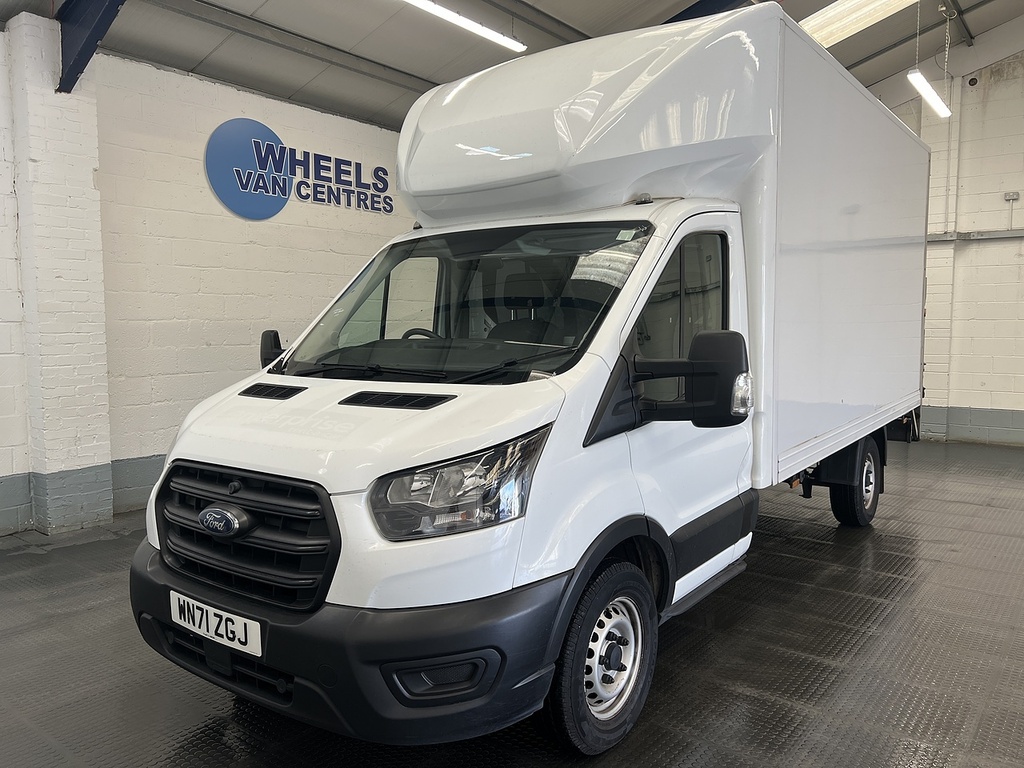Ford Transit Custom 2.0 350 Ecoblue Leader Chassis Cab Manu White