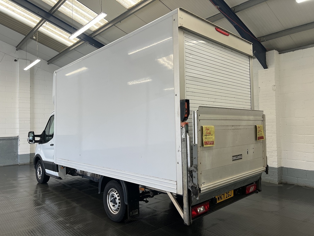 Ford Transit Custom 2.0 350 Ecoblue Leader Chassis Cab Manu White #2