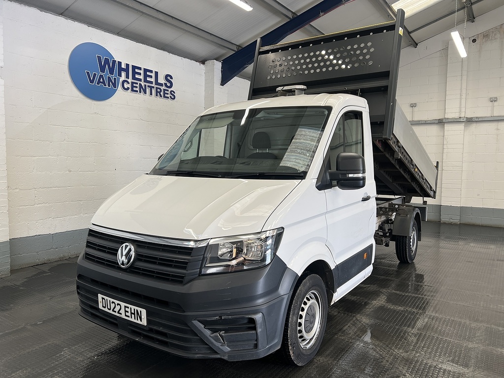 Volkswagen Crafter 2.0 Tdi Cr35 Startline Tipper Fw White