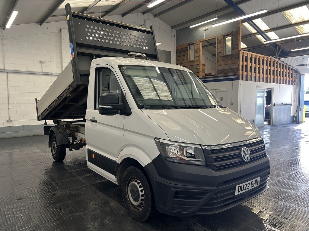 Volkswagen Crafter 2.0 Tdi Cr35 Startline Tipper Fw White #2