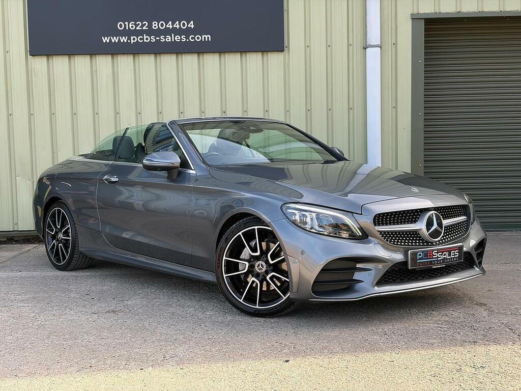 Mercedes-Benz C Class 2.0 C220d Amg Line Premium Plus Cabriolet Di Grey