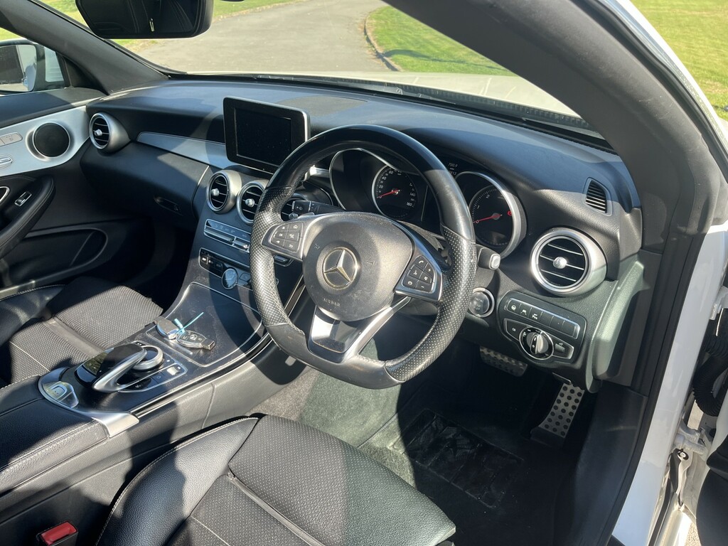 Mercedes-Benz C Class 2.1 C220d Amg Line White #6