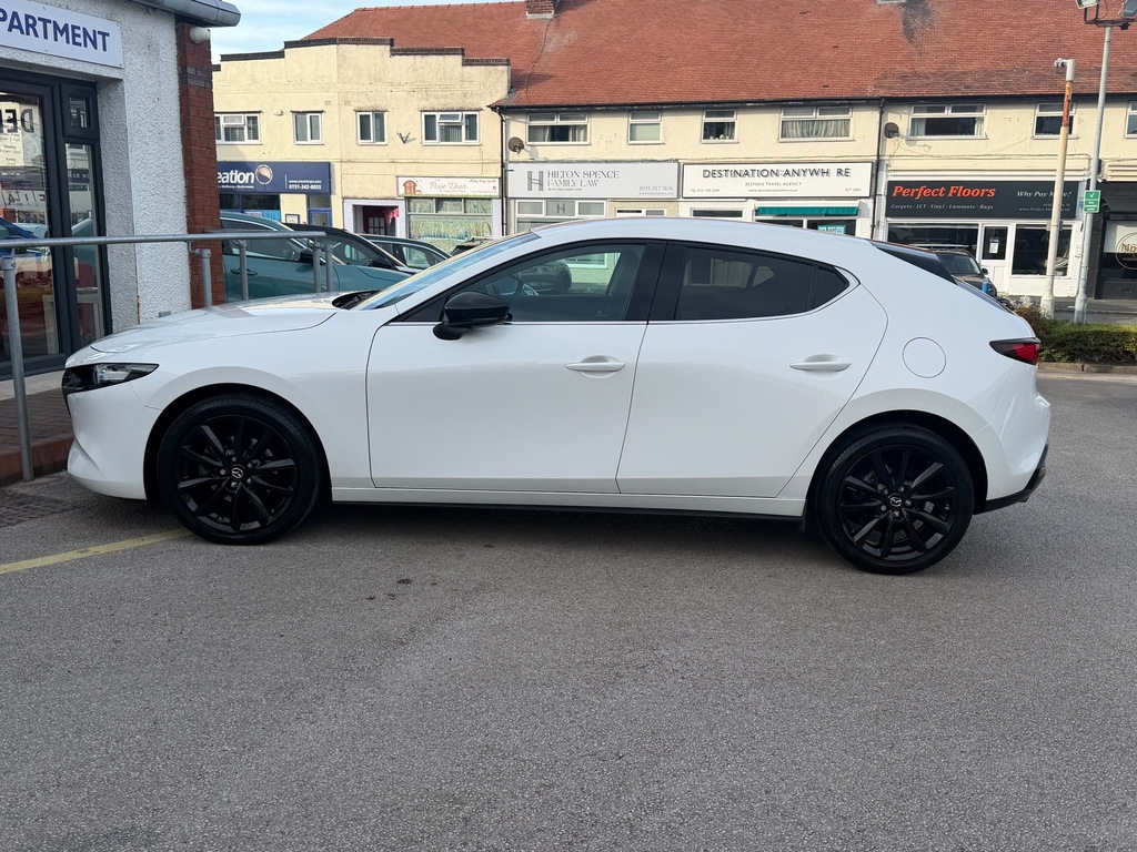Mazda 3 2.0 E-skyactiv-g Mhev Homura Hatchback White #5