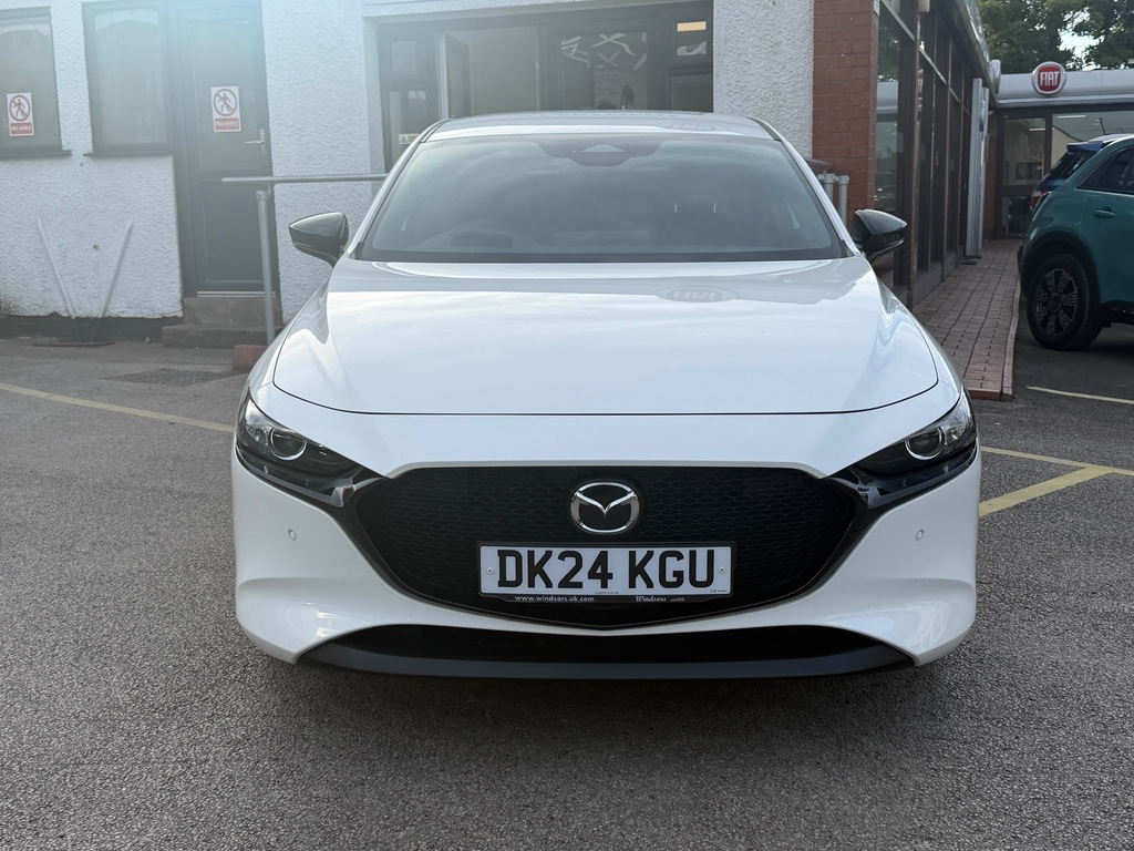 Mazda 3 2.0 E-skyactiv-g Mhev Homura Hatchback White #2