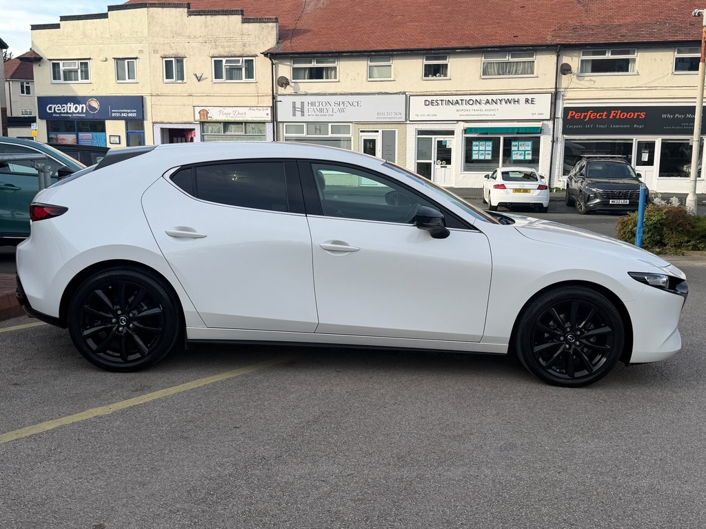 Mazda 3 2.0 E-skyactiv-g Mhev Homura Hatchback White #3
