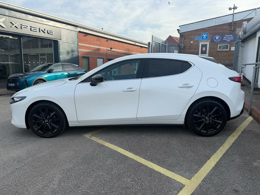 Mazda 3 2.0 E-skyactiv-g Mhev Homura Hatchback White #4