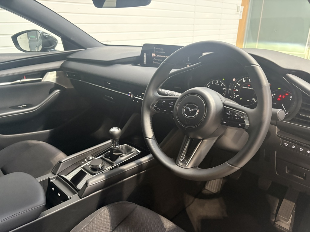 Mazda 3 2.0 E-skyactiv-x Mhev Exclusive-line Hatchback Black #6