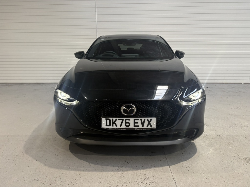 Mazda 3 2.0 E-skyactiv-x Mhev Exclusive-line Hatchback Black #2