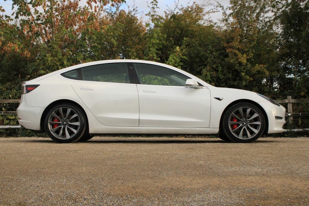 Tesla Model 3 Dual Motor Performance 4Wde Performanc White #2