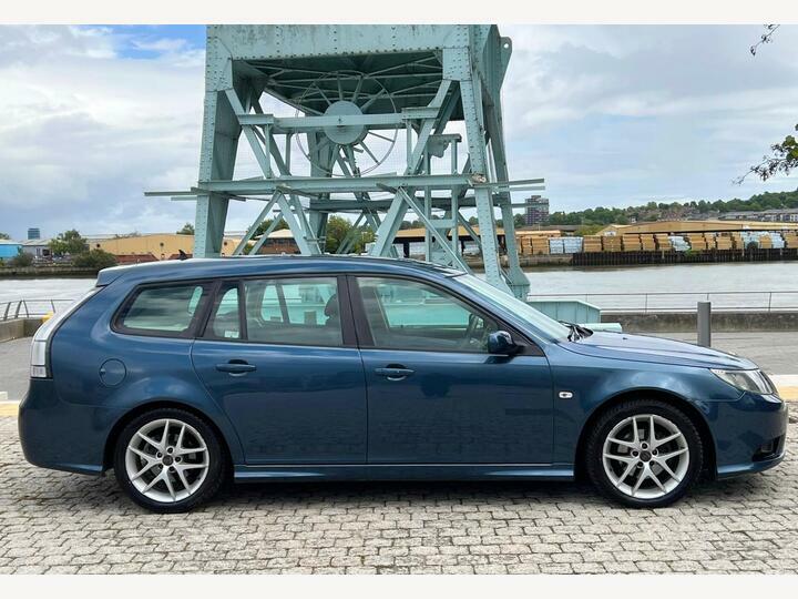 Saab 9-3 1.9 Tid Vector Sport Sportwagon AJ03FAR Blue #3