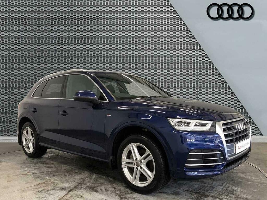 Audi Q5 40 Tdi Quattro S Line S Tronic SM19NXA Blue