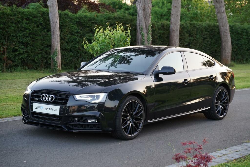 Audi A5 2.0 Tdi Black Edition Plus Sportback Quattro Euro Black #3