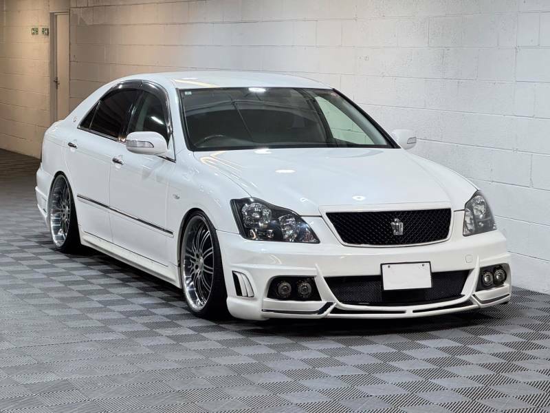Toyota Crown Grs180 2.5 V6 Athlete Saloon Jdm Vip - 2004 54 White #2