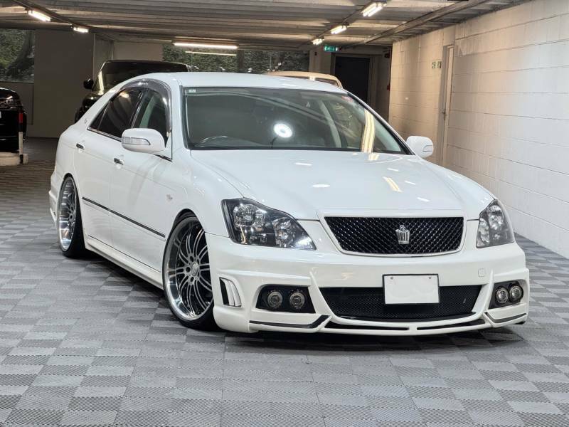 Toyota Crown Grs180 2.5 V6 Athlete Saloon Jdm Vip - 2004 54 White