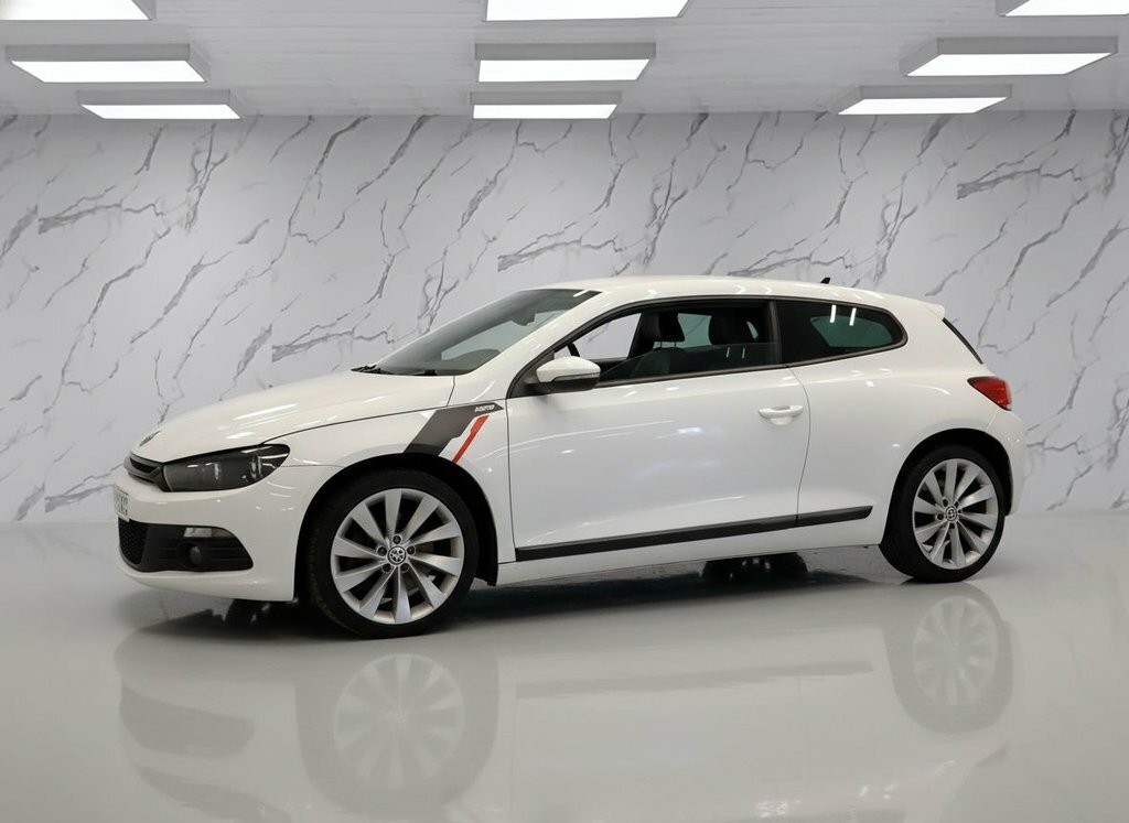 Volkswagen Scirocco 2L Gt White #4