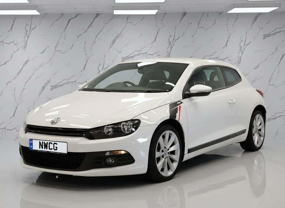 Volkswagen Scirocco 2L Gt White #3