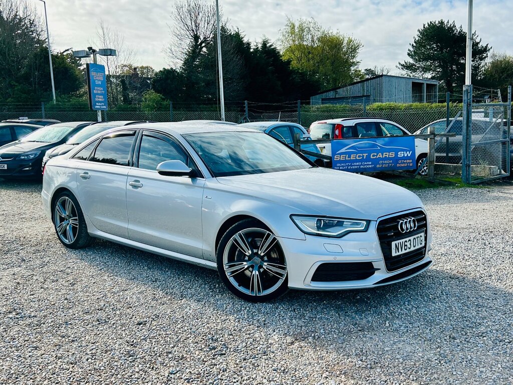 Audi A6 Saloon 3.0 Bitdi V6 S Line Saloon Tiptronic Qu Silver