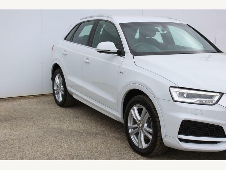 Audi Q3 2.0 Tdi S Line Edition S Tronic Quattro Euro 6 S White #2