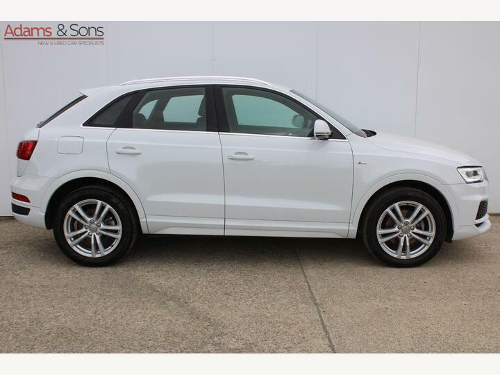 Audi Q3 2.0 Tdi S Line Edition S Tronic Quattro Euro 6 S White #5