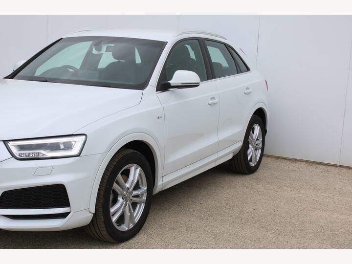 Audi Q3 2.0 Tdi S Line Edition S Tronic Quattro Euro 6 S White #4