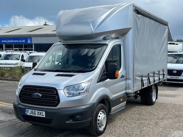 Ford Transit Custom Tdci 350 Curtainsider Silver #3