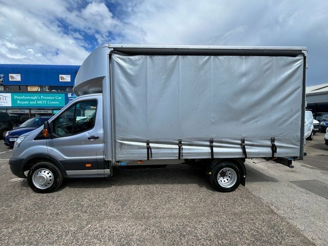 Ford Transit Custom Tdci 350 Curtainsider Silver #5
