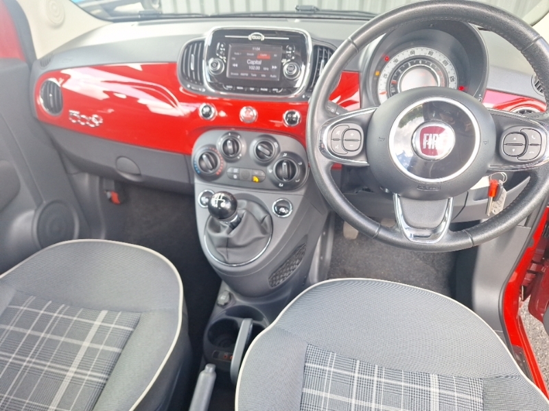 Fiat 500C 1.2 Lounge Red #3