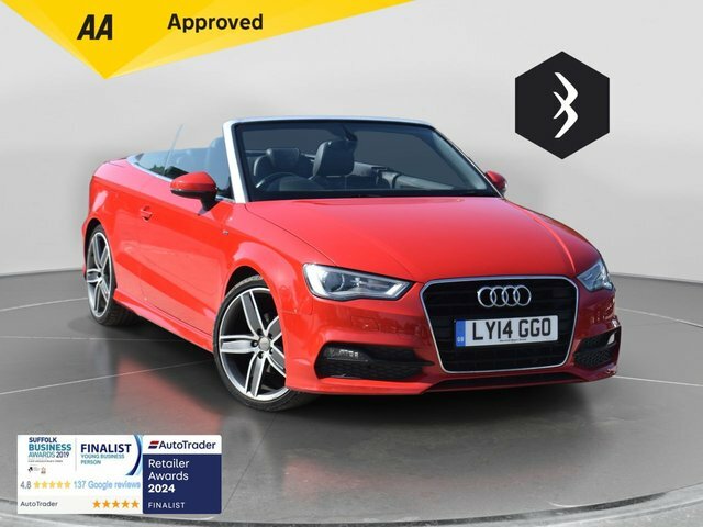 Audi A3 Cabriolet 1.4 Tfsi Cod S Line Convertible S Troni Red