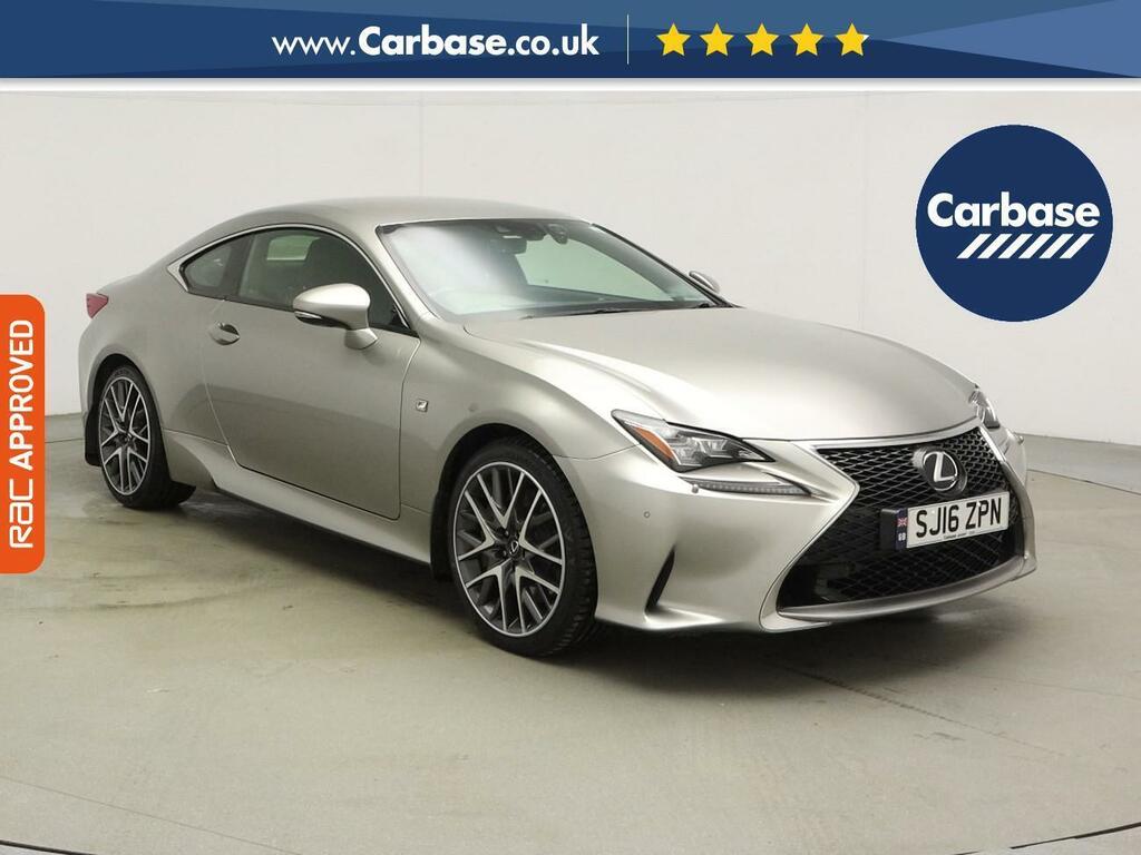 Lexus RC 2.0 200T F Sport Coupe Euro 6 Ss Silver