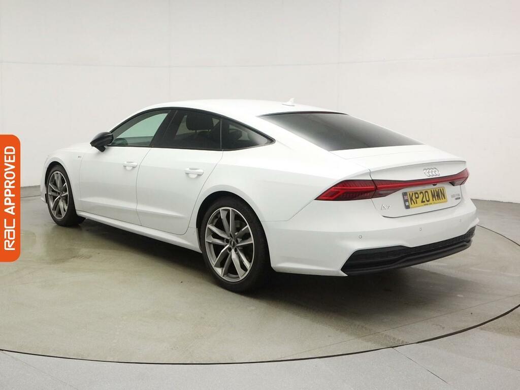 Audi A7 3.0 Tdi V6 50 Black Edition Sportback T White #4