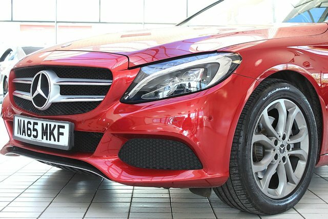 Mercedes-Benz C Class C200 Sport Saloon Red #2
